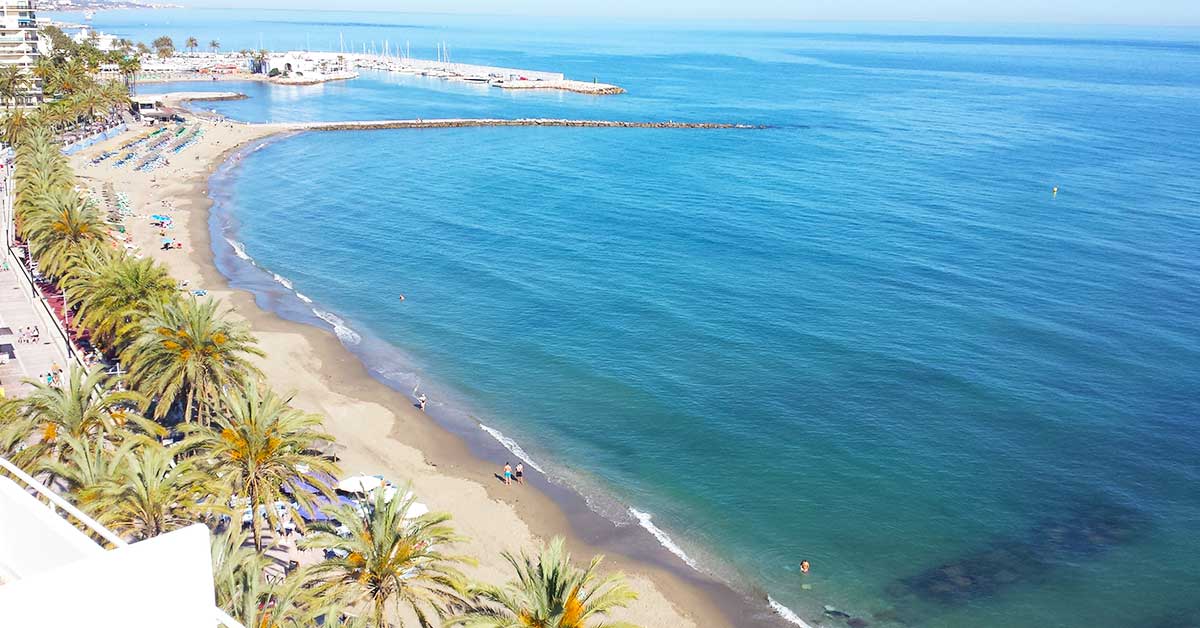 Playa de la Fontanilla Marbella old town