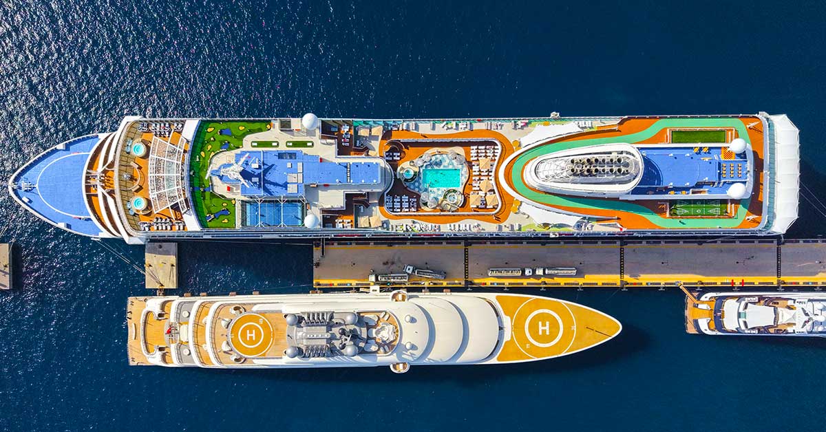 Luxury cruise in Europe, private suite with sea view