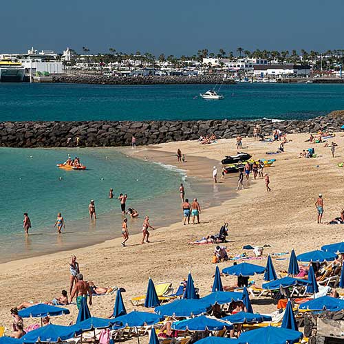 best hot water beaches in spain