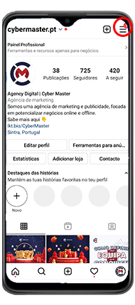 conta verificada no instagram