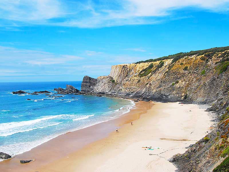 Praia da Amália Zambujeira do Mar, Costa Vicentina Itinerary
