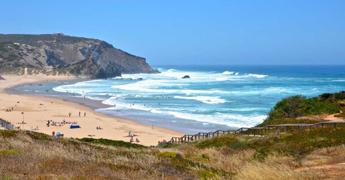 Hidden beaches in Portugal - Amado Beach