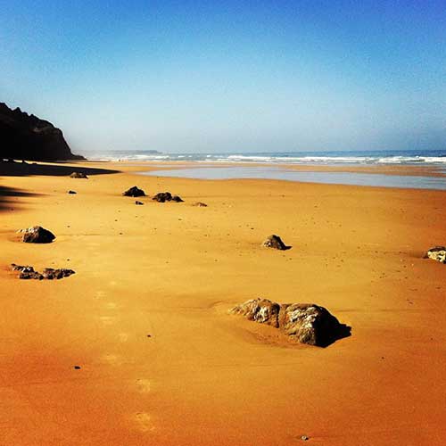 Hidden beaches in Portugal - Vale Figueiras Beach