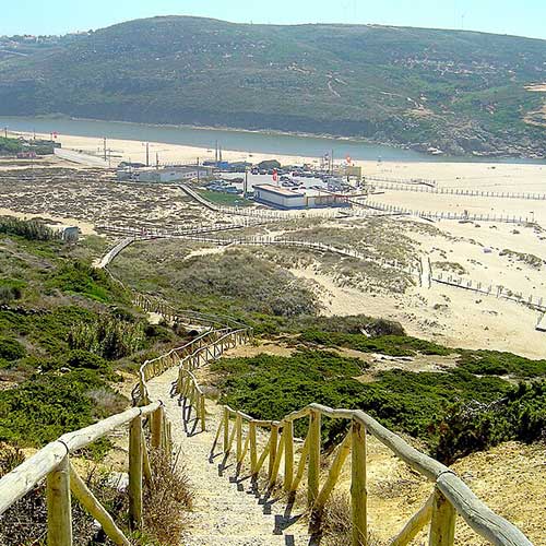 Hidden beaches in Portugal - Foz do Lizandro Beach