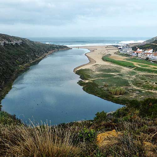 Hidden beaches in Portugal - Foz do Lizandro Beach