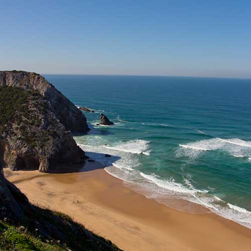 Hidden beaches in Portugal - Adraga Beach