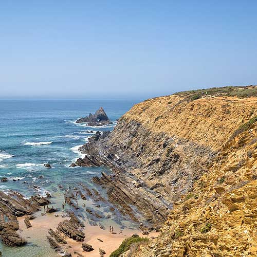 Hidden beaches in Portugal - Zambujeira do Mar Beach