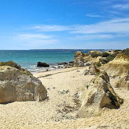Hidden beaches in Portugal - Galé Beach