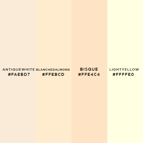 html Color Table