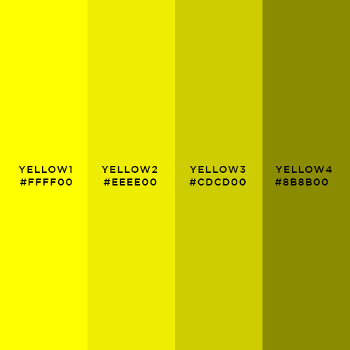 html Color Table