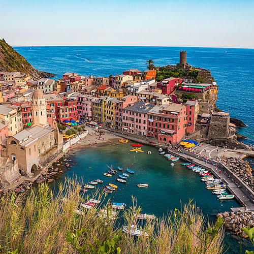 Cinque Terre Vernazza, Romantic Destinations in Europe