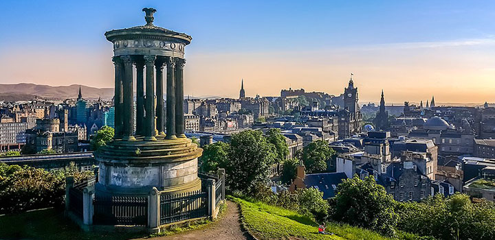 Edimburgh, Romantic Destinations in Europe