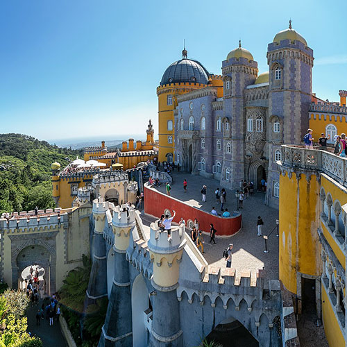Sintra Pena Palace, Romantic Destinations in Europe