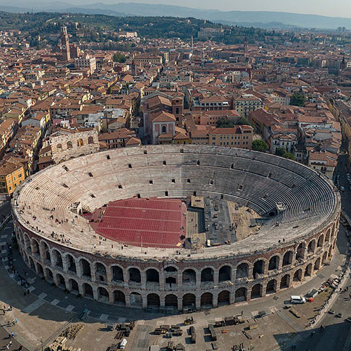 Verona Arena, Romantic Destinations in Europe