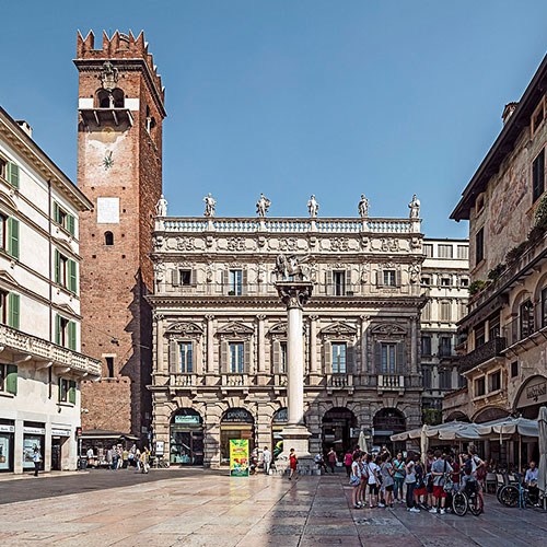 Verona Piazza delle Erbe, Romantic Destinations in Europe