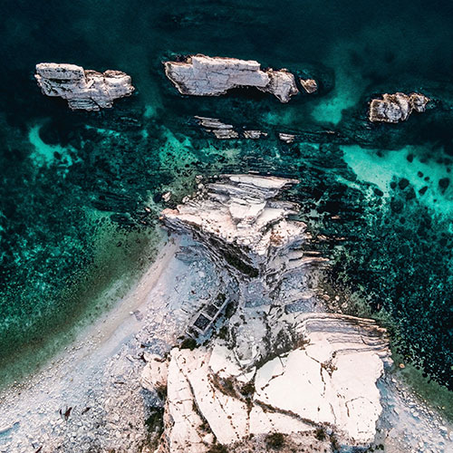 warm water beaches in Europe