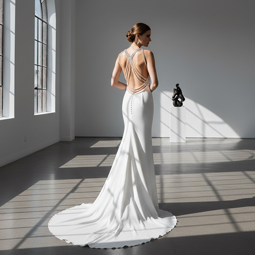 Wedding Dress with Statement Backs - Trends 2026