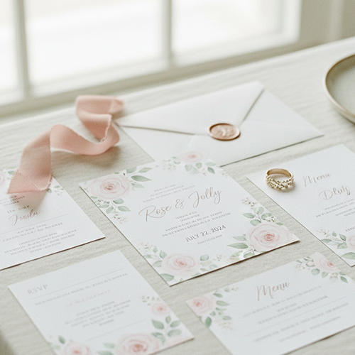 Wedding Stationery Trends 2026 Soft Romantic Style
