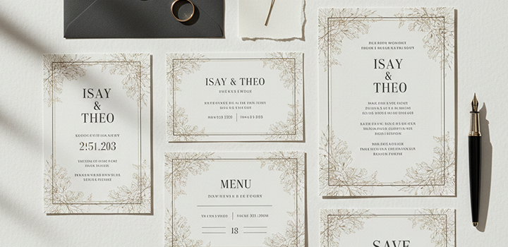 Wedding Stationery Trends 2026 Modern Vintage Style