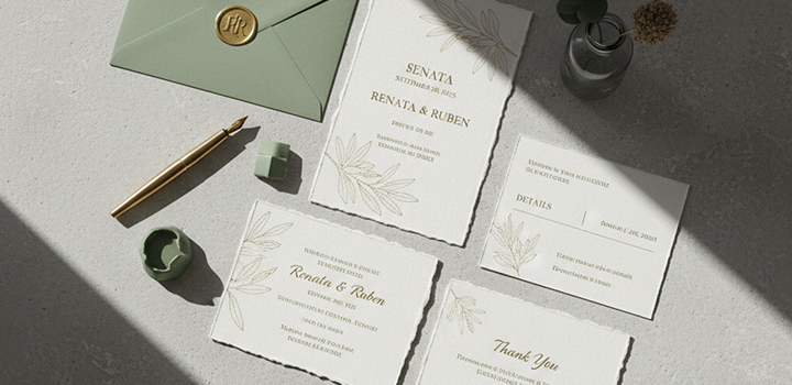 Wedding Stationery Trends 2026 Sustainable Luxury Stationery