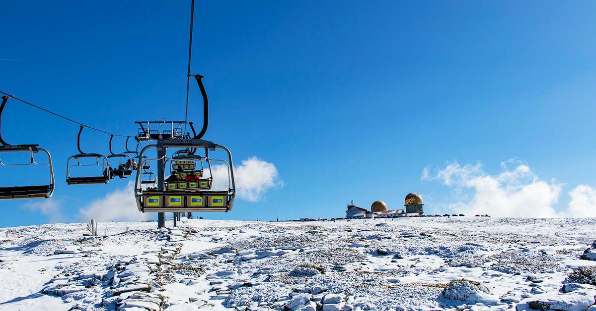 Serra da Estrela snow winter Portugal