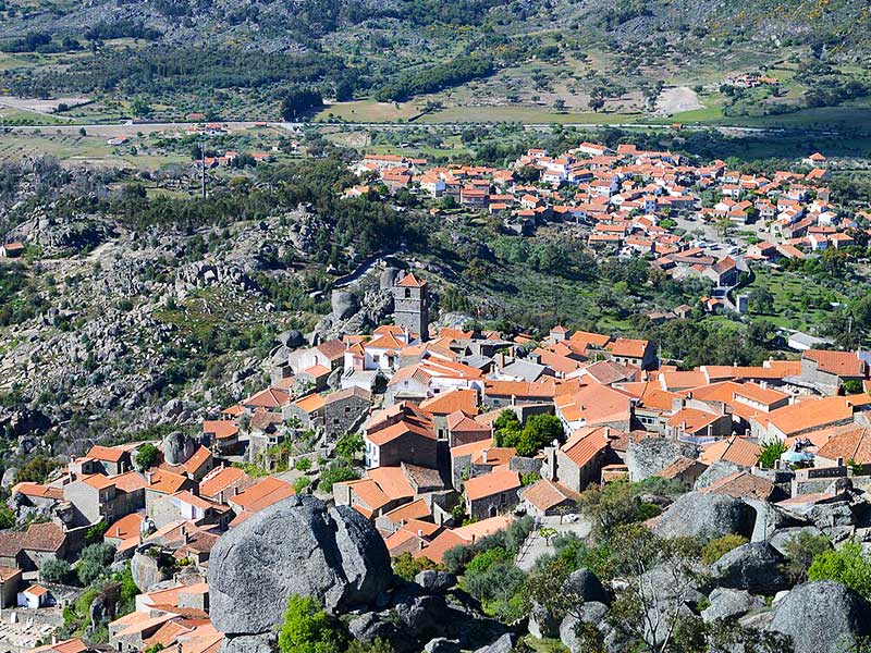 Monsanto aldeia historic village winter Portugal