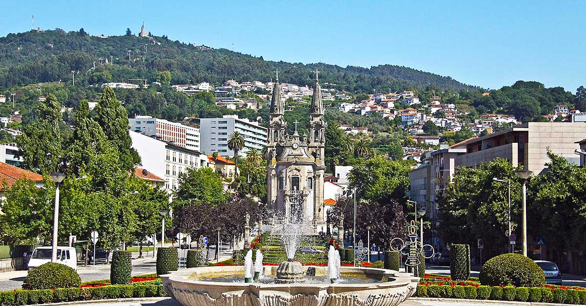 Guimarães birthplace of Portugal winter