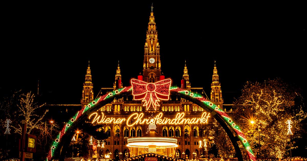 Vienna Christmas market winter Austria