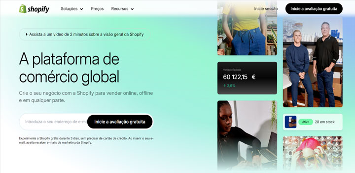 como criar uma loja online