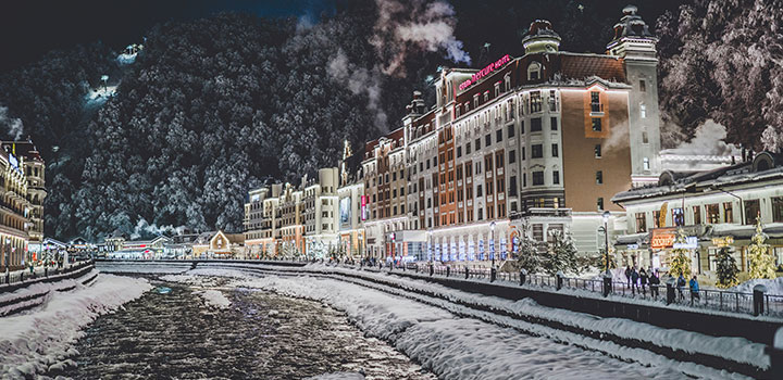 destinos de férias na neve