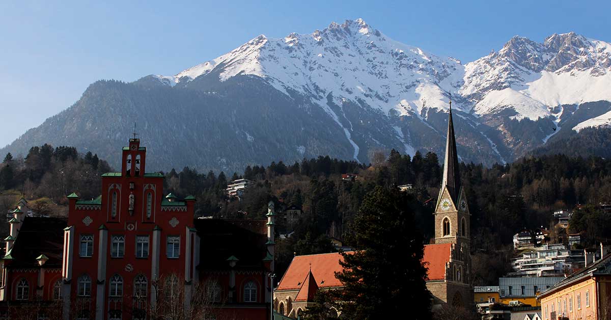 Innsbruck Alpes Áustria esqui inverno