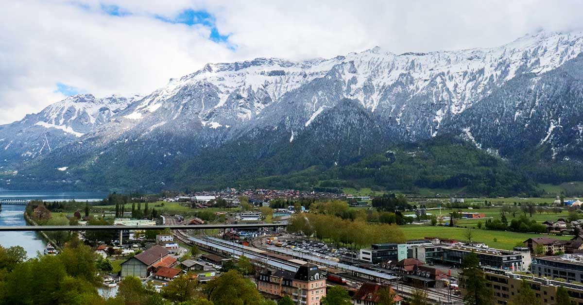 Interlaken Jungfrau Suíça inverno neve