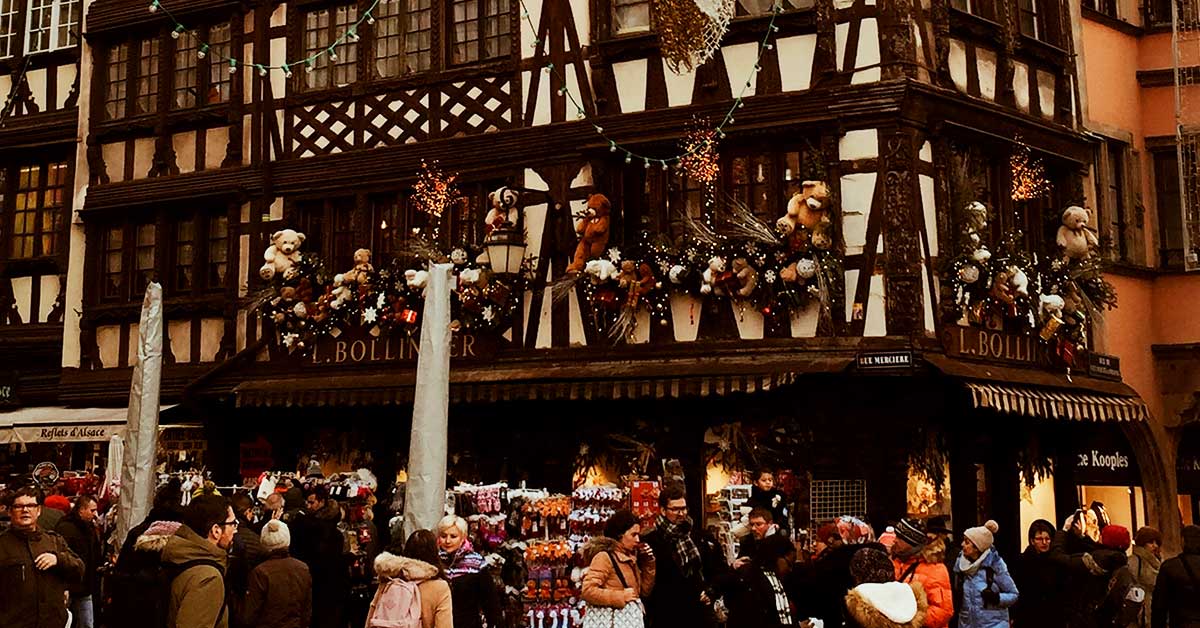Estrasburgo mercado de Natal França Alsácia