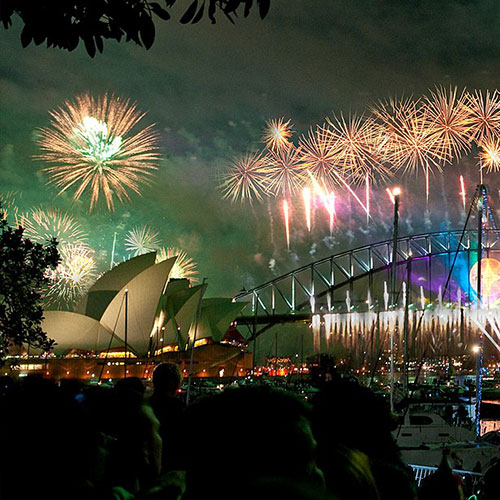 destinos para a passagem de ano sydney