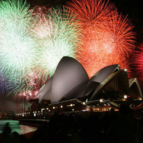 destinos para a passagem de ano sydney