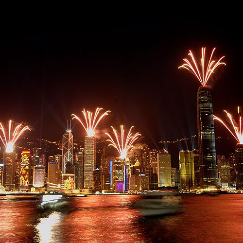 destinos para a passagem de ano Hong Kong