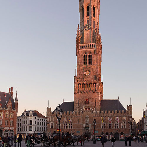 Torre Belfry, destinos românticos na europa