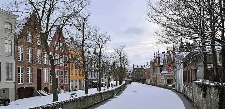 Bruges, destinos românticos na europa