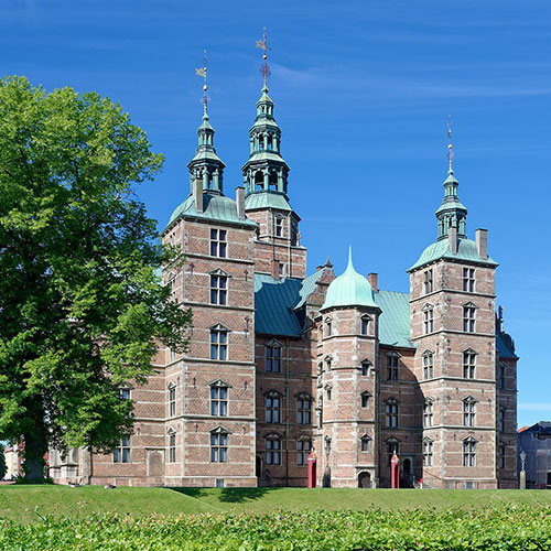 Copenhaga Castelo de Rosenborg, destinos românticos na europa