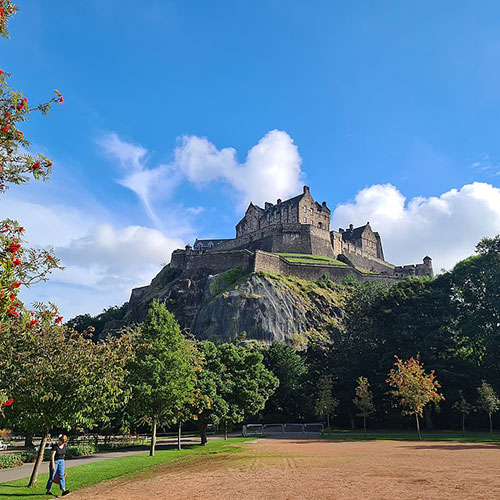 Castelo de Edimburgo, destinos românticos na europa