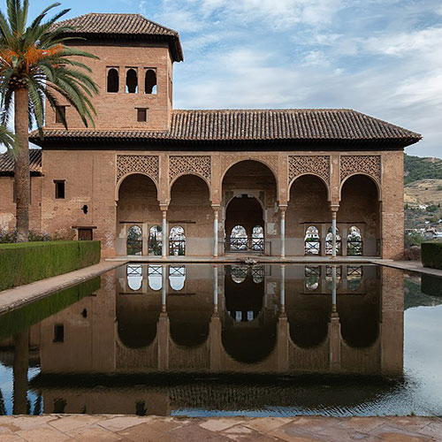 Granada Alhambra, destinos românticos na europa