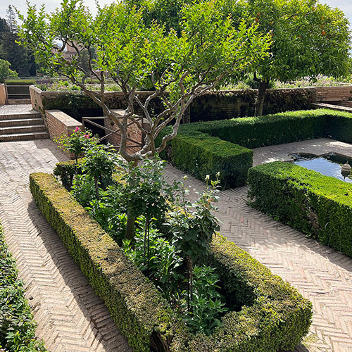 Granada Jardins Generalife, destinos românticos na europa