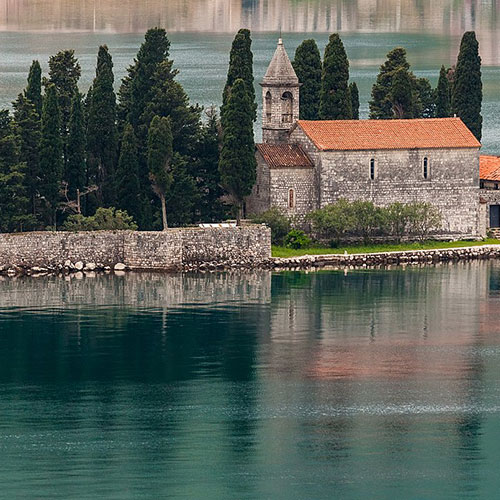 kotor Monasterio da San Jorge, destinos românticos na europa
