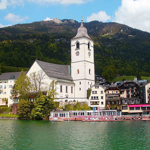 Salzburgo Lago Wolfgang, destinos românticos na europa