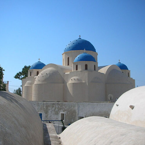 Santorini, destinos românticos na europa