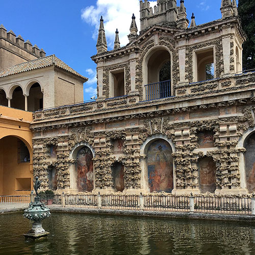 Real Alcázar, destinos românticos na europa