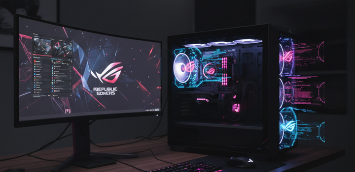 Melhores Computadores Gamers de 2026 ASUS ROG G1000