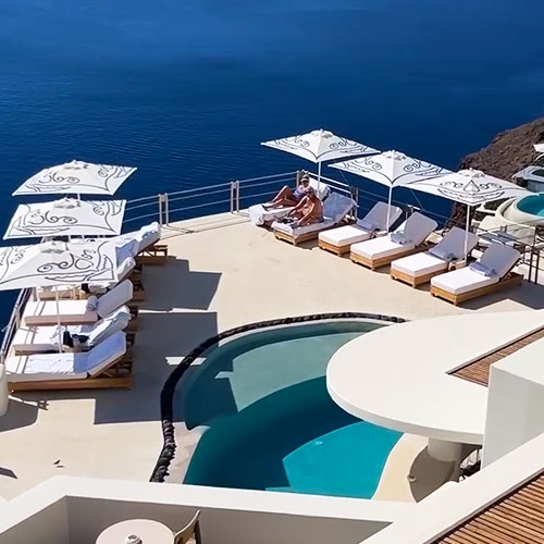 Melhores Hotéis de Luxo em Santorini