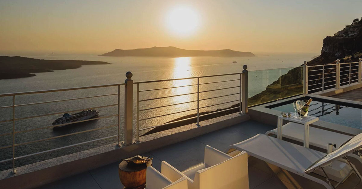 Melhores Hotéis de Luxo em Santorini