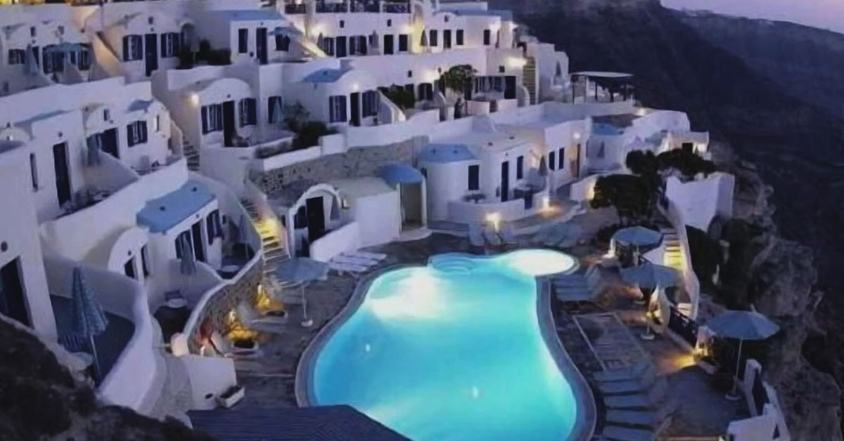 Melhores Hotéis de Luxo em Santorini